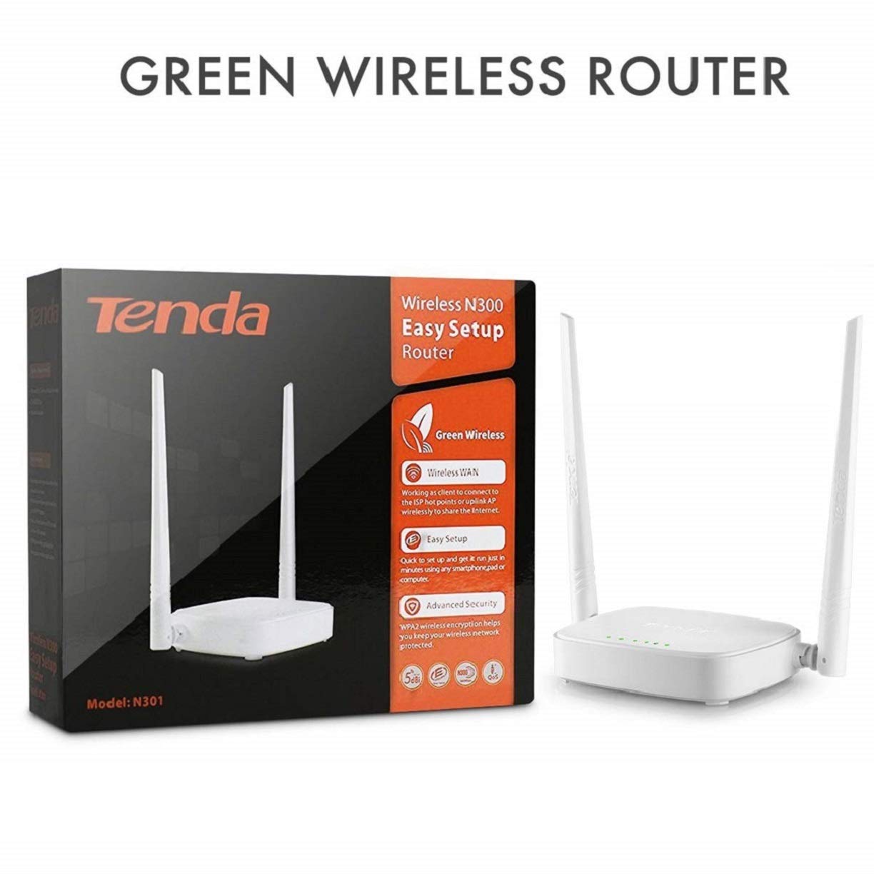 Performer wound militia TENDA N301 wireless Router 300 Mbps Router (White) – Noble Comtech